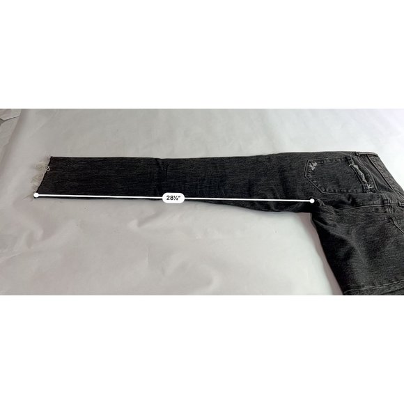 RtA Raw Hem Jeans in Black - Picture 3 of 5